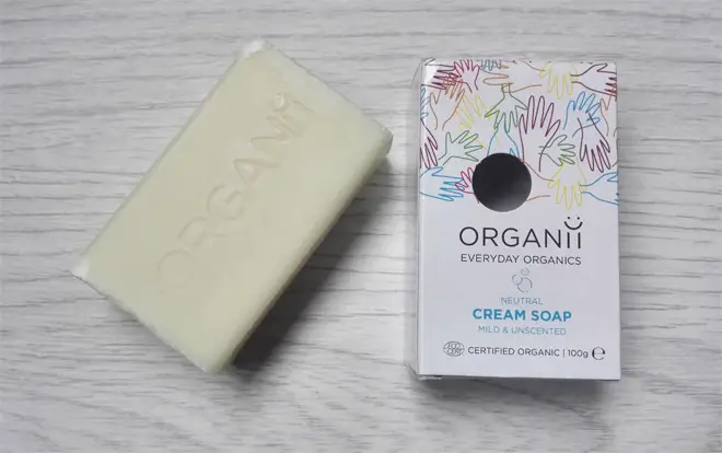 organii unscented organic soap