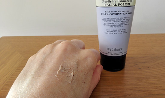 purifying palmarosa face polish